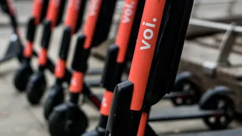 Getty Images Voi e-scooters