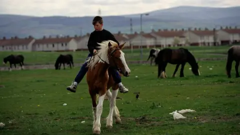 Stuart Freedman Traveller boy on horse