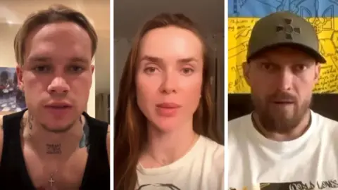 Other From left to right: footballer Mykhailo Mudryk, tennis player Elina Svitolina and boxer Oleksandr Usyk