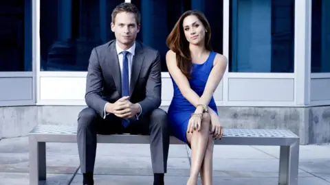 REX/Shutterstock Markle Suits