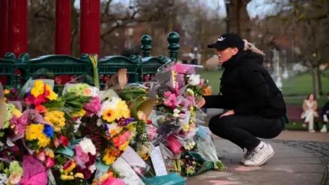 PA Media Clapham Common floral tributes