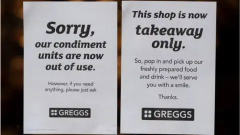 Getty Images Greggs sign