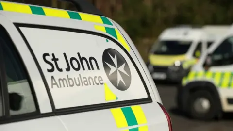 Reuters St John Ambulance vehicle