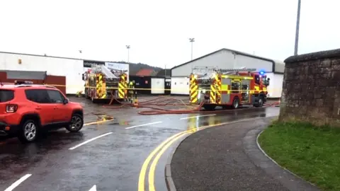 BBC Fire service at Clach FC