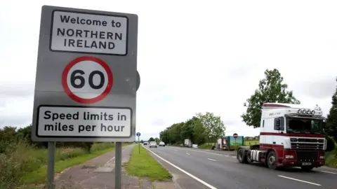 PA Border between Northern Ireland and Republic of Ireland