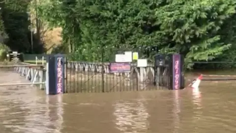 Flooding in Bridgnorth