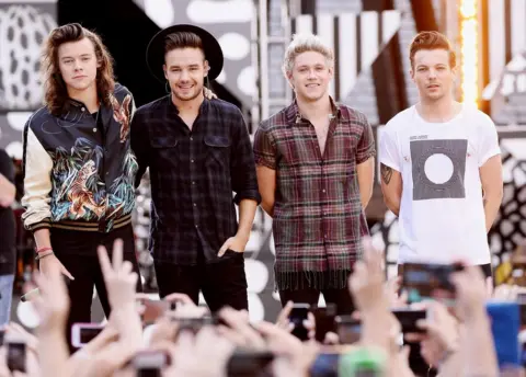 Getty Images One Direction at a concert