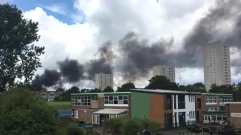 Katherine Reeve The fire seen in Ladywood