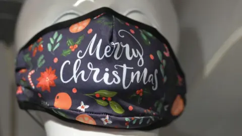Getty Images christmas face mask