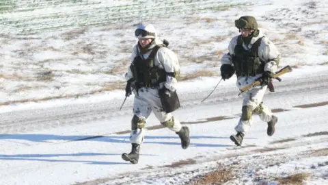 Anadolu Agency Two Russian troops take part in military exercises in Belarus