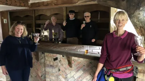 Community-bought Framsden pub unveils new name