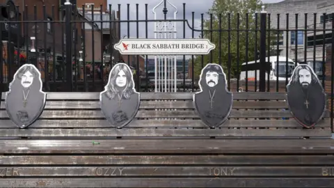 Getty Images Black Sabbath bridge bench