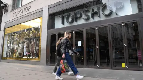 Getty Images A Topshop store