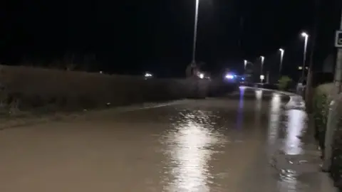 Karl Lewis Flooding in Llandinam