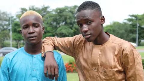 BBC Two Hausa teenagers in kaftan