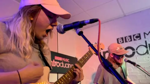 Tundra perform for BBC Music Introducing in 2019