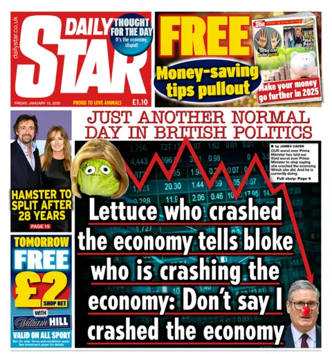 "Lettuce who crashed the economy tells bloke who is crashing the economy: Don't say I crashed the economy"