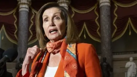 EPA House Speaker Nancy Pelosi. Photo: 4 August 2020
