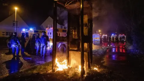 PA Media There were seven nights of violence in Londonderry