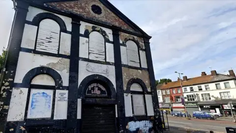Google Derelict church hall Tuebrook
