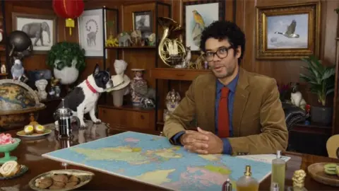 HSBC Comedian Richard Ayoade stars in HSBC's TV ad campaign