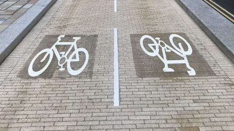 BBC cycle lanes in Liverpool