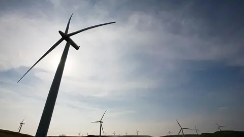 Getty Images A wind turbine