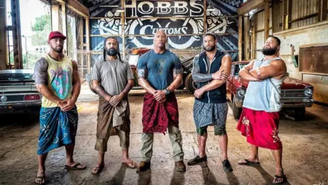 Universal Dwayne Johnson in Hobbs & Shaw