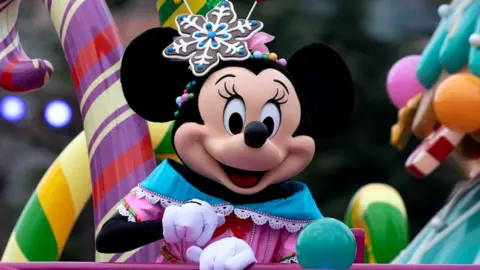 Getty Images Minnie Mouse at Disneyland Paris