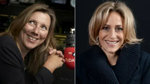 Sarah Montague and Emily Maitlis