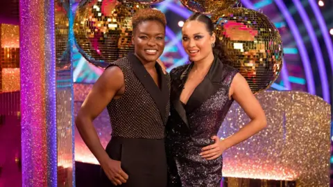 Nicola Adams and Katya Jones