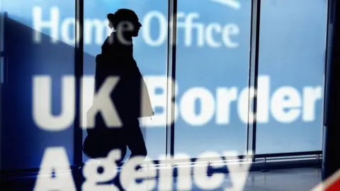 Getty Images UK Border Agency Banner