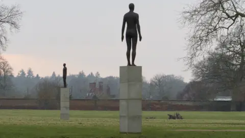 Theo Christelis Antony Gormley's Time Horizon installation at Houghton Hall, Norfolk,