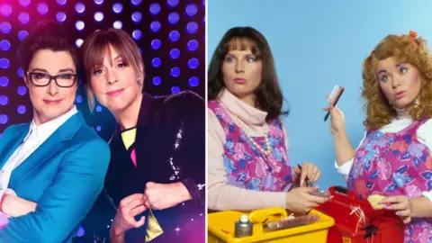 Mel and Sue, and French and Saunders