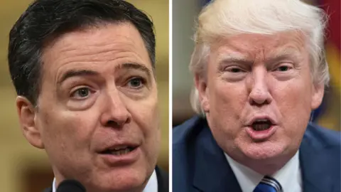 AFP James Comey and Donald Trump composite pic