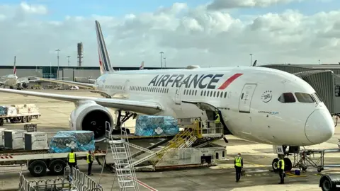 AFP An Air France Boeing 787-9 Dreamliner prepares to depart from Charles De Gaulle International Airport (CDG) on November 19, 2020