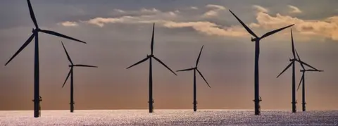 Getty Creative Offshore wind farm near Teesside