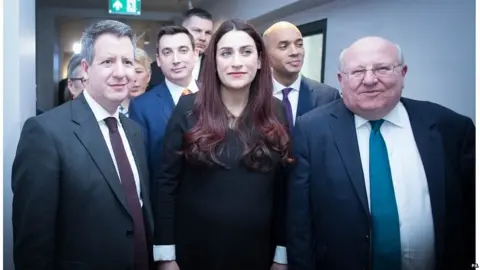 PA Chris Leslie, Luciana Berger, Mike Gapes and other former Labour MPs