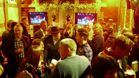 Nigel Smith Nigels and their guest in the pub