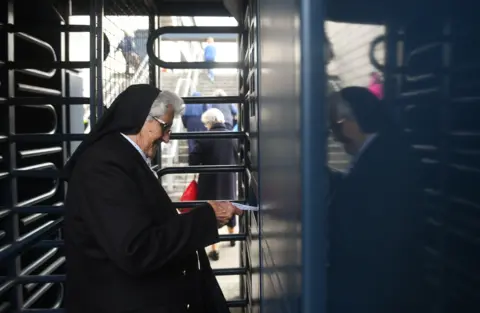 David Fitzgerald Nun in Croke Park