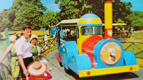 East Riding Council First land train in 1962