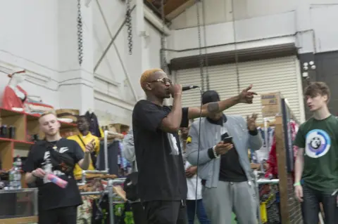 Martyn Ewoma A performer at a night