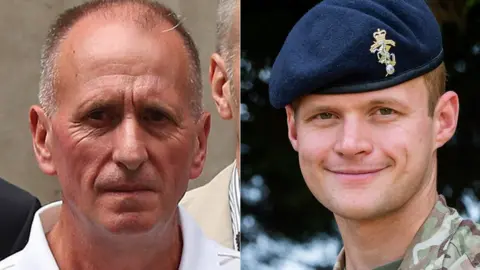 PA Wire/Steve Parsons Vern Unsworth (left) and L/Cpl Roe (right)