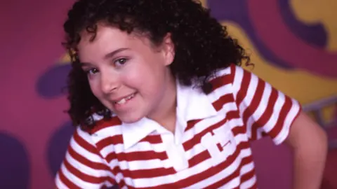 Dani Harmer as Tracy Beaker in 2003