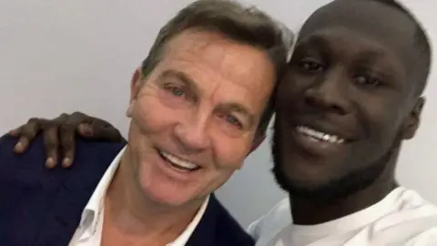 Stormzy/Snapchat Bradley Walsh and Stormzy