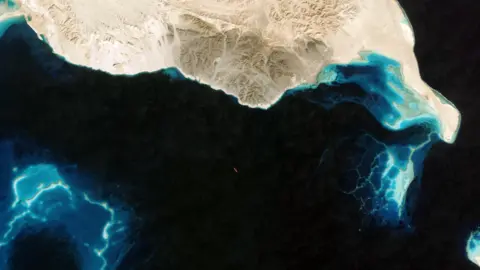 Planet Labs A satellite snaps a tanker that has turned off its AIS tracking system