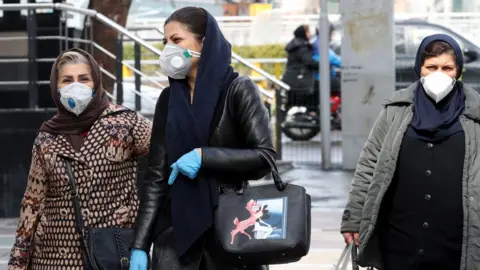 EPA iran women in masks