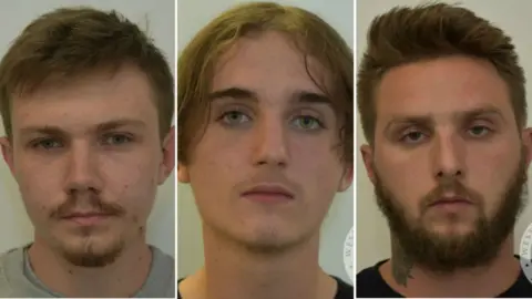 West Midlands Police Garry Jack, Connor Scothern and Daniel Ward