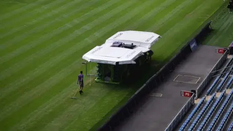 Coventry City Work on pitch