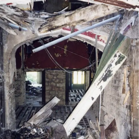 Gwrych Castle Preservation Trust Wrecked stairway